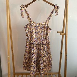 Natural Life Floral Tie Dress